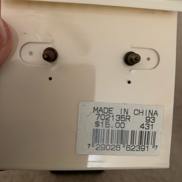 M Haskell burgundy chandelier earrings - Picture 5 of 9